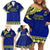 Personalised Fiji Natabua High School Family Matching Off Shoulder Short Dress and Hawaiian Shirt Fijian Tapa Pattern LT14 - Polynesian Pride