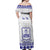 Personalised Fiji Labasa College Off Shoulder Maxi Dress Fijian Tapa Pattern LT14 - Polynesian Pride