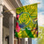 Personalised Leone High School Garden Flag American Samoa Schools Polynesian Tropical Flowers LT14 House Flag Green - Polynesian Pride