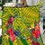 Personalised Leone High School Quilt American Samoa Schools Polynesian Tropical Flowers LT14 Green - Polynesian Pride