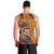 Personalised Tafuna High School Men Tank Top American Samoa Schools Polynesian Tropical Flowers LT14 - Polynesian Pride