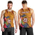 Personalised Tafuna High School Men Tank Top American Samoa Schools Polynesian Tropical Flowers LT14 - Polynesian Pride