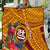 Personalised Tafuna High School Quilt American Samoa Schools Polynesian Tropical Flowers LT14 Maroon - Polynesian Pride