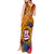 Personalised Tafuna High School Tank Maxi Dress American Samoa Schools Polynesian Tropical Flowers LT14 - Polynesian Pride