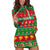 Personalised Hawaii Christmas Hoodie Dress Mele Kalikimaka LT14 Green - Polynesian Pride