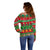 Personalised Hawaii Christmas Off Shoulder Sweater Mele Kalikimaka LT14 - Polynesian Pride