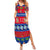 Personalised Guam Christmas Summer Maxi Dress Felis Pasgua LT14 Women Blue - Polynesian Pride