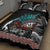 Personalised New Zealand Waka Quilt Bed Set Aotearoa Maori Silver Fern Pattern LT14 - Polynesian Pride