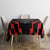 Personalised Toitu Te Tiriti Mana Maori Motuhake Tablecloth Aotearoa Haka Face Mix Poutama Art