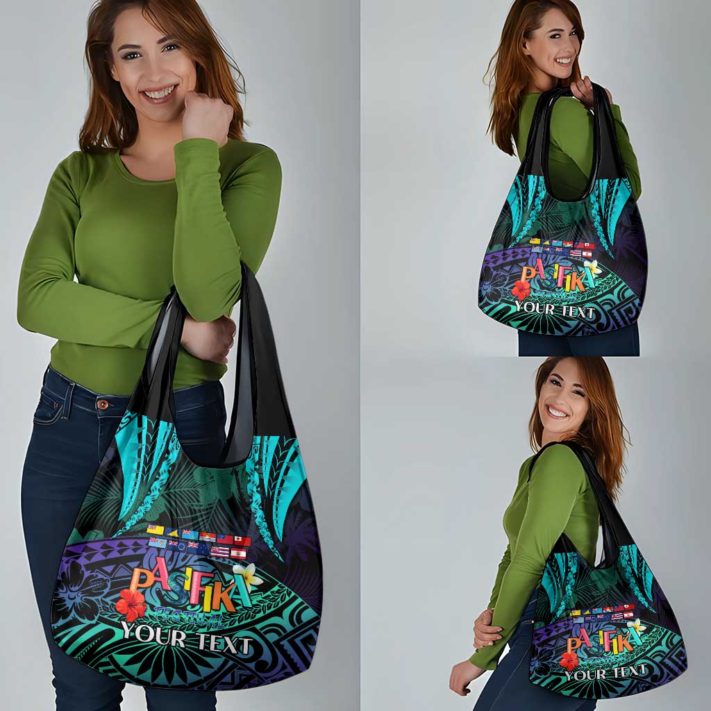 Personalised Pasifika Festival Auckland Grocery Bag Pacific Islands Polynesian Pattern LT14 - Polynesian Pride