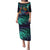 Personalised Pasifika Festival Auckland Puletasi 2024 Pacific Islands Polynesian Pattern LT14 Long Dress Purple - Polynesian Pride