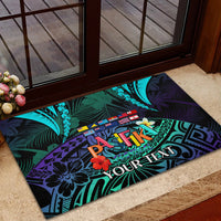 Personalised Pasifika Festival Auckland Rubber Doormat 2024 Pacific Islands Polynesian Pattern LT14 - Polynesian Pride