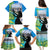 Personalised Honolulu Aloha Hawaii Family Matching Puletasi and Hawaiian Shirt Tropical Leaves With Hula Girl LT14 - Polynesian Pride