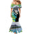 Personalised Honolulu Aloha Hawaii Mermaid Dress Tropical Leaves With Hula Girl LT14 - Polynesian Pride