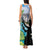 Personalised Honolulu Aloha Hawaii Tank Maxi Dress Tropical Leaves With Hula Girl LT14 - Polynesian Pride