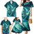 Personalised New Zealand Waitangi Day Family Matching Mermaid Dress and Hawaiian Shirt Hei Tiki With Maori Waka - Whakarare Pattern