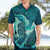 Personalised New Zealand Waitangi Day Hawaiian Shirt Hei Tiki With Maori Waka - Whakarare Pattern