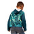 Personalised New Zealand Waitangi Day Kid Hoodie Hei Tiki With Maori Waka - Whakarare Pattern