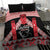 Toitu Te Tiriti O Waitangi Bedding Set Maori Wharenui With Taniko Motifs