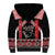 Toitu Te Tiriti O Waitangi Sherpa Hoodie Maori Wharenui With Taniko Motifs