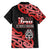 New Zealand 1840 Waitangi Day Family Matching Tank Maxi Dress and Hawaiian Shirt Aotearoa Haka Mask - Red Version