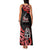 New Zealand 1840 Waitangi Day Family Matching Tank Maxi Dress and Hawaiian Shirt Aotearoa Haka Mask - Red Version