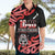 New Zealand 1840 Waitangi Day Hawaiian Shirt Aotearoa Haka Mask - Red Version