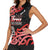 New Zealand 1840 Waitangi Day Women Sleeveless Polo Shirt Aotearoa Haka Mask - Red Version