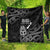 New Zealand 1840 Waitangi Day Quilt Aotearoa Haka Mask - Black Version