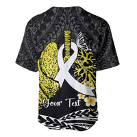 Personalised Polynesia World Lung Cancer Day Baseball Jersey Faith Hope Love LT14 - Polynesian Pride