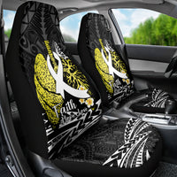 Polynesia World Lung Cancer Day Car Seat Cover Faith Hope Love LT14 - Polynesian Pride