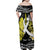 Personalised Polynesia World Lung Cancer Day Family Matching Off Shoulder Maxi Dress and Hawaiian Shirt Faith Hope Love