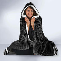 Polynesia World Lung Cancer Day Hooded Blanket Faith Hope Love LT14 - Polynesian Pride