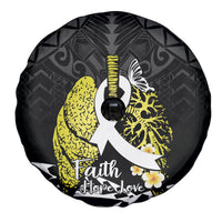 Polynesia World Lung Cancer Day Spare Tire Cover Faith Hope Love LT14 - Polynesian Pride