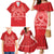 Personalised In September We Wear Red Family Matching Mermaid Dress and Hawaiian Shirt Polynesia Blood Cancer Awareness