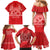 Personalised In September We Wear Red Family Matching Mermaid Dress and Hawaiian Shirt Polynesia Blood Cancer Awareness