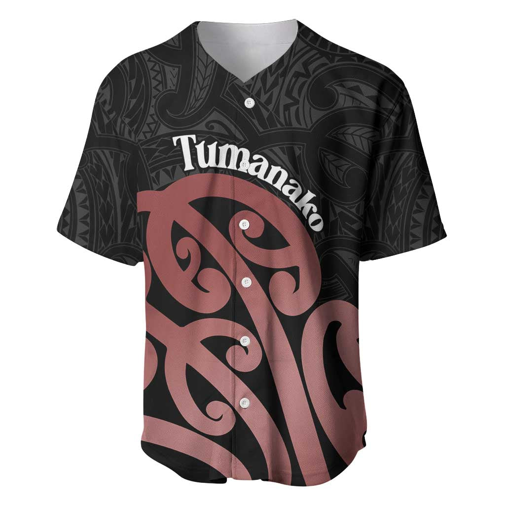 New Zealand Mangopare Tamanako Baseball Jersey Aotearoa Maori LT14 Brown - Polynesian Pride
