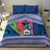 Custom Samoa Rugby Bedding Set 2024 Go Champions Samoan Gingers