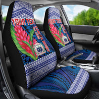Custom Samoa Rugby Car Seat Cover 2024 Go Champions Samoan Gingers LT14 - Polynesian Pride