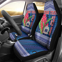 Custom Samoa Rugby Car Seat Cover 2024 Go Champions Samoan Gingers LT14 - Polynesian Pride