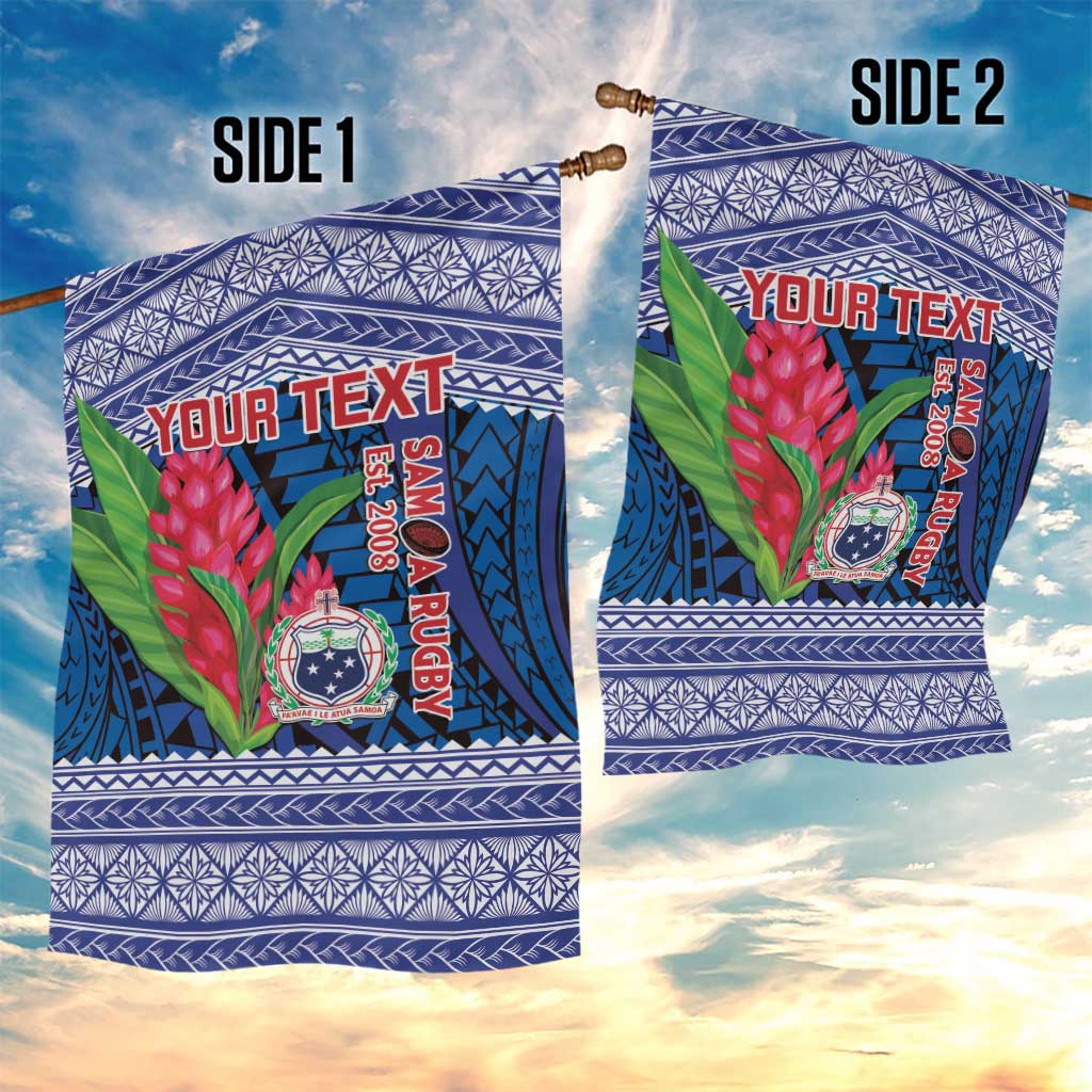 Custom Samoa Rugby Garden Flag 2024 Go Champions Samoan Gingers LT14 - Polynesian Pride