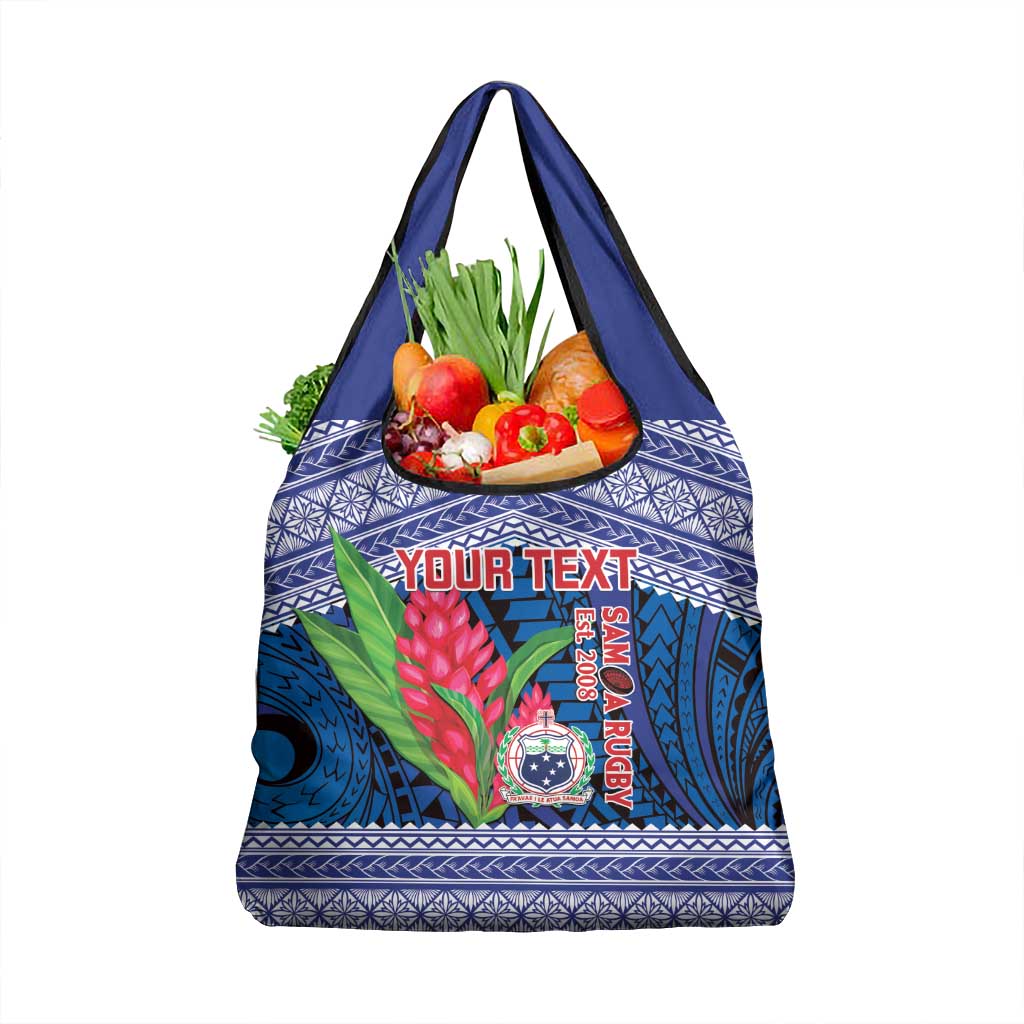 Custom Samoa Rugby Grocery Bag Go Champions Samoan Gingers LT14 1-pack One Size Blue - Polynesian Pride
