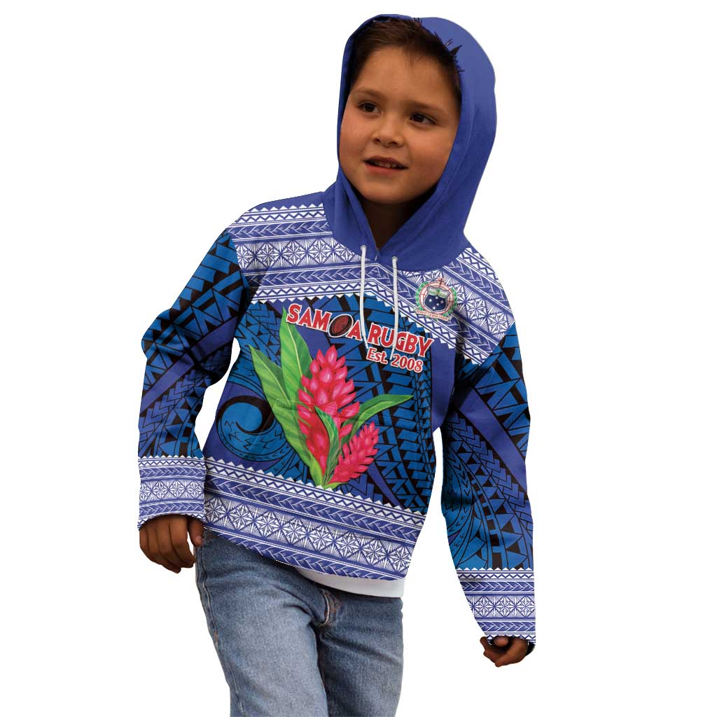 Custom Samoa Rugby Kid Hoodie 2024 Go Champions Samoan Gingers LT14 - Polynesian Pride