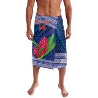 Custom Samoa Rugby Lavalava 2024 Go Champions Samoan Gingers LT14 Blue - Polynesian Pride
