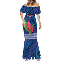 Custom Samoa Rugby Mermaid Dress 2024 Go Champions Samoan Gingers LT14 - Polynesian Pride
