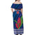 Custom Samoa Rugby Off Shoulder Maxi Dress 2024 Go Champions Samoan Gingers