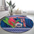 Custom Samoa Rugby Round Carpet 2024 Go Champions Samoan Gingers