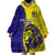 Fiji School Wearable Blanket Hoodie Suva Grammar Lions With Fijian Tapa LT14 - Polynesian Pride