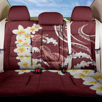 Blood Gold Polynesia Back Car Seat Cover Polynesian Frangipani With Sea Turtles LT14 One Size Blood Gold - Polynesian Pride