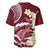 Blood Gold Polynesia Baseball Jersey Polynesian Frangipani With Sea Turtles